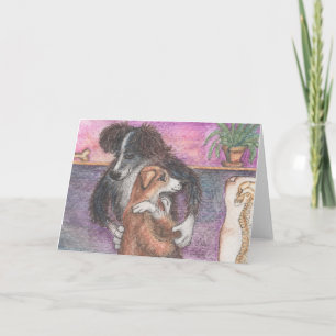 Collie-expert, Border Collie Chiropractor Blank Kaart