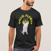 Collie Flower Dog Puppy Paw Love Border Collie 1 T-shirt (Voorkant)