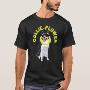 Collie Flower Dog Puppy Paw Love Border Collie 1 T-shirt