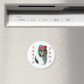 Collie (glad) Santa Paws Magneet (Insitu (Vaatwasser))