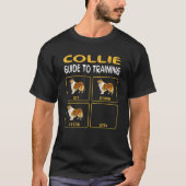 Collie Guide to training Dog Obedience T-shirt (Voorkant)