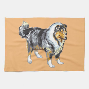 collie handdoek