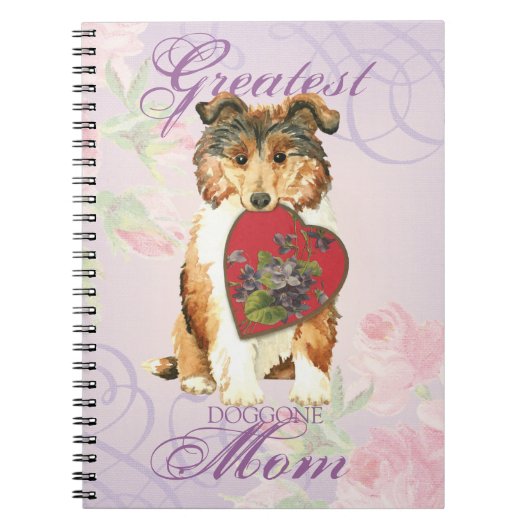 Collie Heart mama Notitieboek (Voorkant)