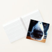 Collie Heeler Mix Dog Boop Mijn neus Foto Notitieboek (Binnen)