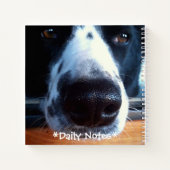 Collie Heeler Mix Dog Boop Mijn neus Foto Notitieboek (Achterkant)