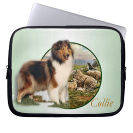 Collie Hoeder van de Schapen Laptop Sleeve