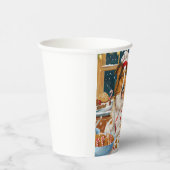 Collie Holiday Baking: Feestelijke Kerst Papieren Bekers (Rechts)