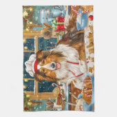 Collie Holiday Baking: Feestelijke Kerst Theedoek (Verticaal)