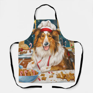 Collie Holiday Bakken: Festive Kerstmis Schort