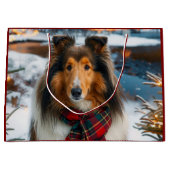 Collie Holiday  Groot Cadeauzakje (Voorkant)