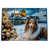 Collie Holiday  Groot Cadeauzakje (Voorkant)