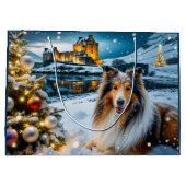 Collie Holiday  Groot Cadeauzakje (Achterkant)