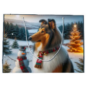 Collie Holiday  Groot Cadeauzakje (Achterkant)