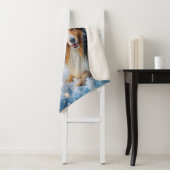 Collie Holiday Sherpa Deken (In situ)