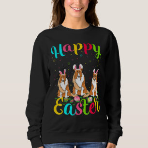 Collie Hond Grappig Paasei Bunny Collie Happy E Trui