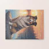 Collie hond legpuzzel (Horizontaal)