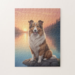 Collie hond legpuzzel