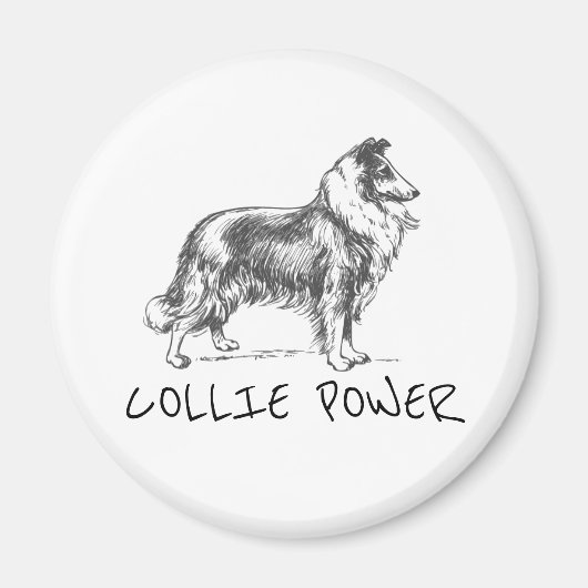 Collie-hondenenergie Magneet (Voorkant)