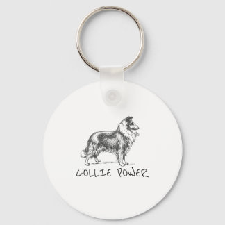 Collie-hondenenergie Sleutelhanger