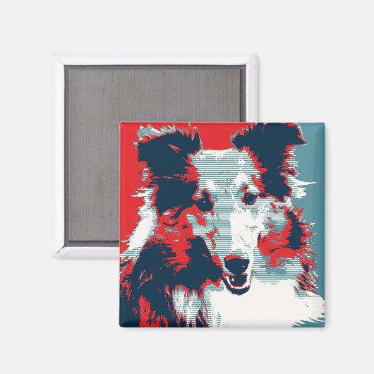Collie Hope Parody Poster Magneet (Voorkant / Achterkant)