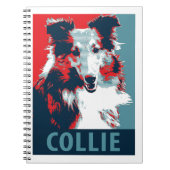 Collie Hope Parody Poster Notitieboek (Voorkant)