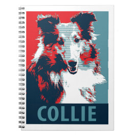 Collie Hope Parody Poster Notitieboek