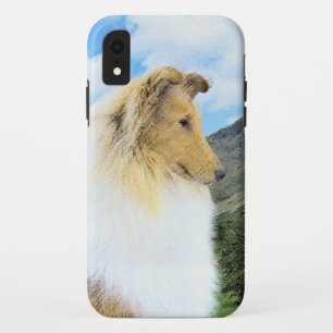 Collie in bergen (ruw) Schilderen - Dog Art Case-Mate iPhone Case