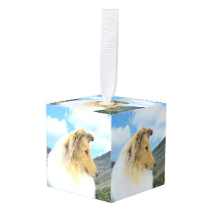 Collie in bergen (ruw) Schilderen - Dog Art Decoratie
