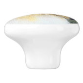 Collie in bergen (ruw) Schilderen - Dog Art Keramische Knop (Zijkant)