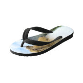 Collie in bergen (ruw) Schilderen - Dog Art Kinder Teenslippers (Schuin)