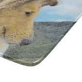 Collie in bergen (ruw) Schilderen - Dog Art Snijplank (Hoek)