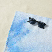 Collie in bergen (ruw) Schilderen - Dog Art Strandlaken (In situ)