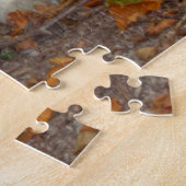 Collie in het bos 676 stukjes legpuzzel (Zijkant)