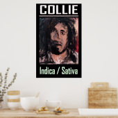 COLLIE INDICA SATIVA POSTER (Keuken)