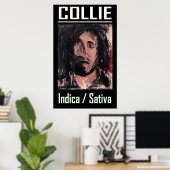 COLLIE INDICA SATIVA POSTER (Thuiskantoor)
