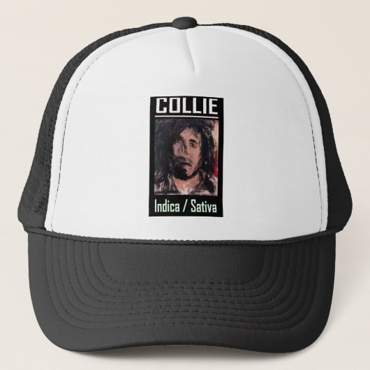 COLLIE INDICA SATIVA TRUCKER PET (Voorkant)