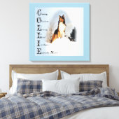 Collie is... Rough Collie Art Canvas Afdruk (Insitu (Slaapkamer))