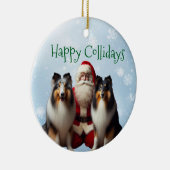 Collie Kerst Ornament (Rechts)
