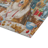 Collie Kerstbakken: Festieve Kerstmis Snijplank (Hoek)