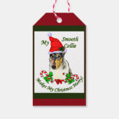 Collie KerstMerry Cadeaulabel (Achterkant)