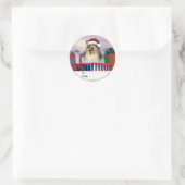 Collie Kerstmis Surpise Gift Labels (Tas)