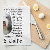 Collie Kitchen Towel Theedoek (Quarter Fold)
