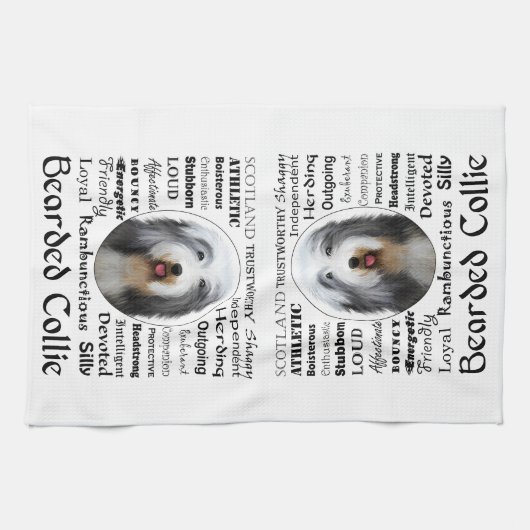 Collie Kitchen Towel Theedoek (Horizontaal)