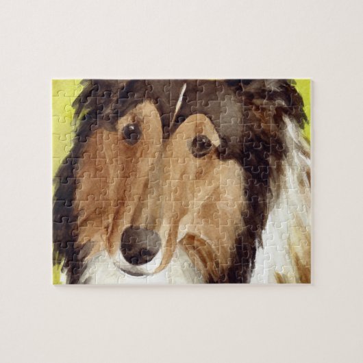 Collie Kunst Legpuzzel (Horizontaal)