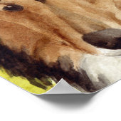 Collie Kunst Poster (Hoek)
