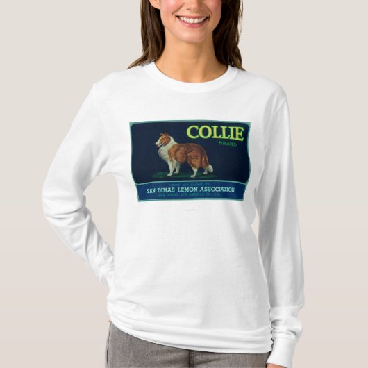 Collie Lemon LabelSan Dimas, CA T-shirt (Voorkant)