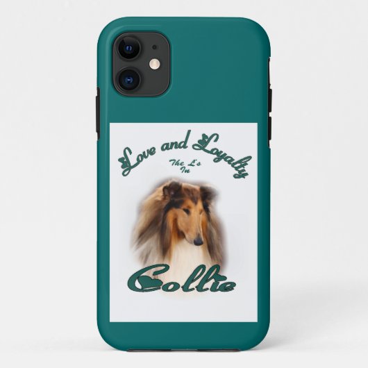 Collie Love and Loyalty Case-Mate iPhone Case (Achterkant)