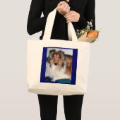 COLLIE LOVE BAG GROTE TOTE BAG (Voorkant (product))