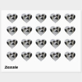 Collie Love Hart Sticker (Vel)