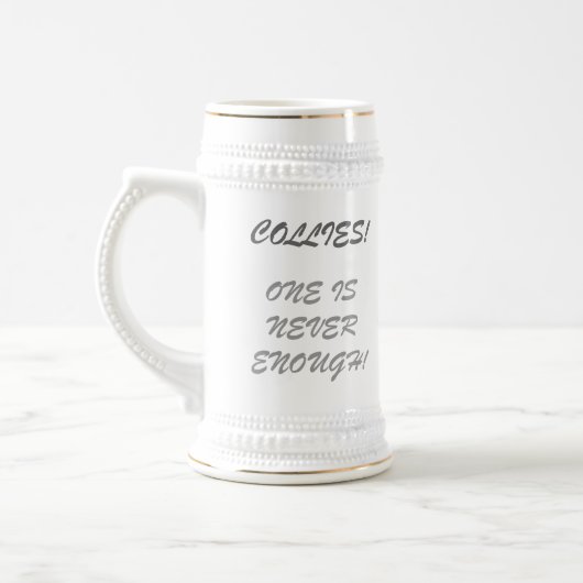 COLLIE LOVERS STEIN BIERPUL (Links)
